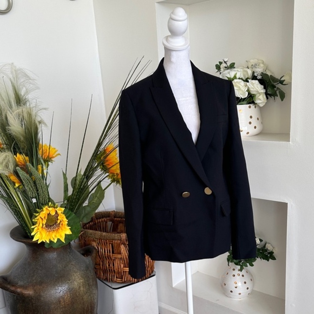 J. Crew Navy Blazer with Gold Accents - Picture 2 of 14